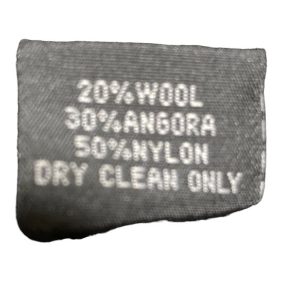 Lapis Angora & wool blend sweater dress with black & silver waterfall sequins. - Picture 7 of 7